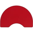 thumbnail image 2 of Mobile 48''W x 96''L Kidney Red HP Laminate Activity Table - Standard Height Adjustable Legs, 2 of 3