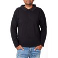 thumbnail image 1 of Men's Adaptive Open Back Polo Black Full Sleeves T-Shirt, 1 of 5