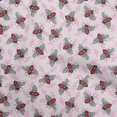 thumbnail image 1 of oneOone Rayon Light Pink Fabric Floral & Bee Sewing Craft Projects Fabric Prints By Yard 56 Inch Wide, 1 of 5