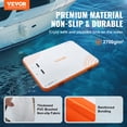 thumbnail image 2 of VEVOR Inflatable Floating Dock, 8 x 6FT Inflatable Dock Platform, Non-Slip Water Floating Dock Mat with Detachable Ladder & Portable Carrying Bag, Floating Platform Island Raft for Ocean Pool Beach, 2 of 9