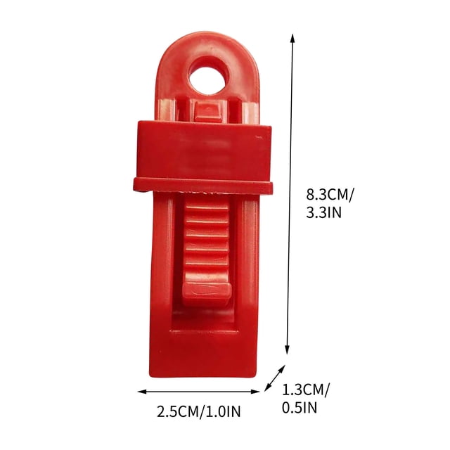 Rbaofujie Plastic Tent Clip Canopy Windproof Rope Fixing Clip Sunshade Clip Tarpaulin Rainproof Cloth Fixing Clip