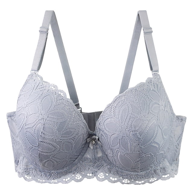 Lenpel Women's Plus Size Push up Bras Comfort Underwire Supportive Full Coverage Lace Bralettes Lifting Everyday Bras