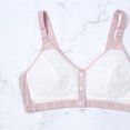 thumbnail image 4 of Timegard Bras for Women No Underwire Plus Size Comfort Front Closure Button Adjustable Strap Seniors Bras, 4 of 7