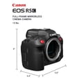 thumbnail image 2 of Canon EOS R5 C Appareil Photo Sans Miroir (Boîtier Seulement), Capteur CMOS 45 Mégapixels, Caméra Cinéma Hybride Plein Cadre, Enregistrement RAW Interne 8K/60P, Monture RF, Noir, 2 of 4