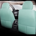 thumbnail image 3 of Maidao Car Seat Covers Leather Full Set for Chevrolet for Colorado 2015-Present 5 Seats Compatible Airbag Waterproof Front Rear Cushion Protector with Pillow and Headrest Green, 3 of 8
