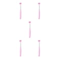 thumbnail image 1 of Thinsony Triple Toothbrush Triple Clean For Efficient Cleaning Plastic Three Head Toothbrush For Cleaning A22 Peach Pink Child 5Set, 1 of 6
