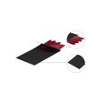 thumbnail image 2 of INSPIRE CHIC Men's Halloween Pocket Squares Pre Folded Triangles On Card Suit Handkerchief Wine Red One Size, 2 of 4