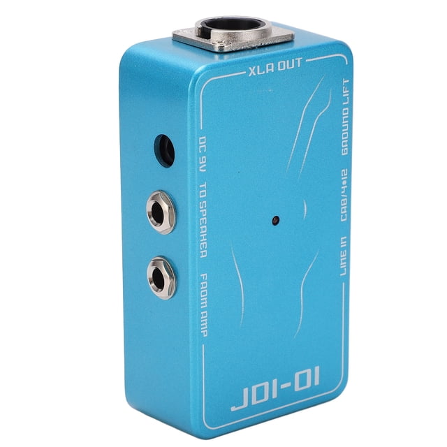 Pédale d'Effet Guitare Électrique, Simulation d'Ampli Direct Passif DI Box avec Haut-Parleurs JDI-01, Accessoires Instrument Guitare