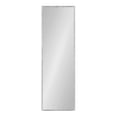 thumbnail image 2 of Kate and Laurel Travis Modern Wood Framed Wall Mirror, 16 x 48, Silver, Transitional Rectangle Mirror for Wall, 2 of 7