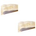 thumbnail image 3 of Decodeary Wood Marbling SelfAdhesive Skirting Line Exquisite Workmanship And Retro Fashion PVC Waterproof Waist Line For Wall PVC yellow peony 2Set, 3 of 6