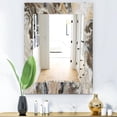 thumbnail image 3 of Designart 'Onyx Detail Composition' Mid-Century Mirror - Wall Mirror - 28x40, 3 of 4