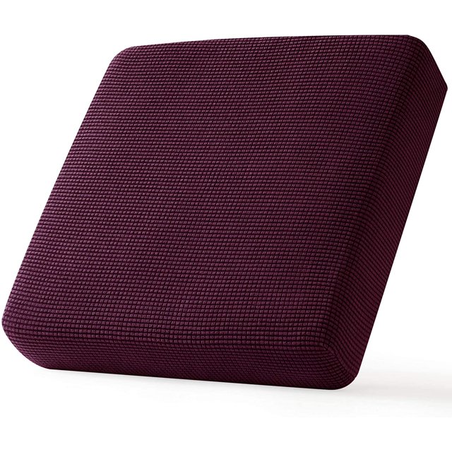 CHUN YI Housse de Coussin 1 Pce Spandex Extensible Texturé Boîte à Carreaux Housse de Siège