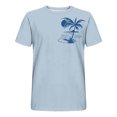 thumbnail image 3 of SDNall Shorts pour Hommes Imprimé Col Rond Mode Décontractée Manches Courtes Blouses Chemises Chemises pour Hommes, Tee-Shirts Manches Longues pour Hommes, Chemises Manches Longues pour Hommes, 3 of 5