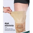 thumbnail image 4 of 2pcs Ultra Knee Compression Sleeve - Professional Knee Brace  Elastic Knee Wraps Patella Stabilizer with Silicone Gel Spring Support  Knee Support Non-slip for Men Women, 4 of 7