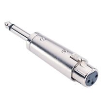 MAGNUM PRO MC31 3 Prong Female XLR to 1/4 Inch Mono Plug Adaptor