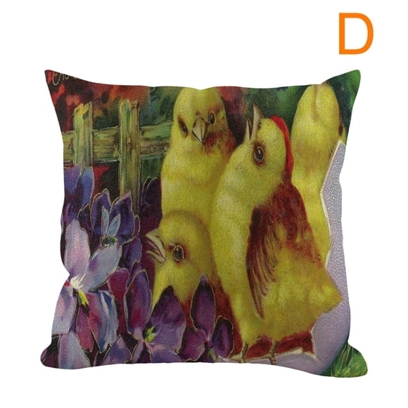 WUHUAKES Easter Day Pillow Cover Sofa Cover Cushion Cover Custom Home Decoration