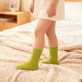 thumbnail image 2 of Solid Color Mid-Leg Socks for Boys and Girls, Princess Style Comfortable Loose Socks, Baby Socks, Student Sports Socks, 2 of 6