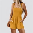 thumbnail image 2 of Timegard Running Shorts for Women Elastic Waist Ruched Loose Solid Color Casual Workout Gym Shorts, 2 of 4