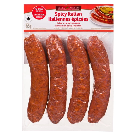 Marcangelo Spicy Italian Style Pork Sausages, 676 g