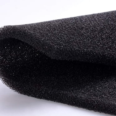 Aquarium Filter Sponge – Large Black Reusable Foam Pad (50x50x2cm) for Fish Tanks & Ponds