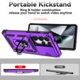 thumbnail image 3 of TYJKeJi Case with Holder Stander Kickstand Drop Resistant Shockproof Case For Samsung Galaxy S25 Ultra, 3 of 9