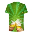 thumbnail image 3 of Birdeem Nouveau T-Shirt pour Hommes à la Mode 3D Imprimé Bière Non Positionné Manches Courtes Col Rond T-Shirt Haut de Sport Décontracté Blouses, 3 of 5