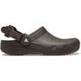 thumbnail image 1 of Crocs Adult Classic Work Clogs Adjustable Slip Resistant Work Shoes, Dark Cocoa, W10/M8, 1 of 6