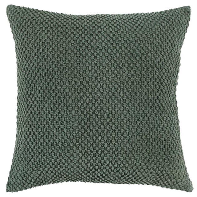 HomeRoots 403490 Coussin Décoratif Moderne Texturé en Nubby Vert Olive