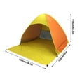 thumbnail image 2 of EGNMCR Beach Head Tent, Automatic Quick-opening Beach Shade And Sun Protection Head outdoor tent, 2 of 2