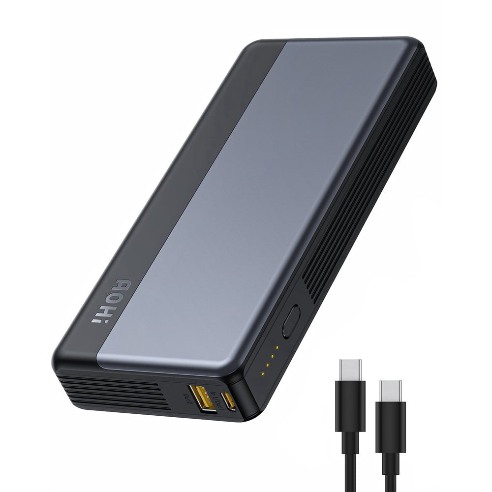 AOHI 10000mAh Portable Charger, Power Bank Battery Pack with 30W PD Fast Charging and USB C Input Output for MacBook Pro Air, iPad Pro Mini, iPhone 13 12 11, Samsung Galaxy S20, Switch and More
