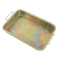 thumbnail image 1 of Galvanized Oil Drip Tray Pan Professional Metal Drain Container Auto Repair Tool for Vehicles, 1 of 7