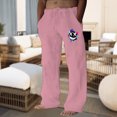 thumbnail image 2 of WEAIXIMIUNG Pantalon Homme Extensible Saisons Homme Mode Décontractée Impression Numérique 3D Couleur Unie Pantalon Décontracté Pantalon, 2 of 4