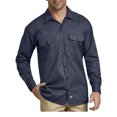 thumbnail image 4 of Dickies Mens Long-Sleeve Work Shirt, 2T, Navy, 4 of 5