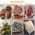 thumbnail image 2 of Amdohai 100 PCS Vacuum Sealer Bags Vacuum Sealer Storage Bags Dry & Moist Food Saver Accessories Pre-cut Bag, Single Embossed Surface (6.7 x 9.8in), 2 of 8