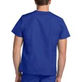 thumbnail image 4 of Adar Universal Unisex V-Neck Tunic 3 Pocket Scrub Top (Available in 39 Colors), 4 of 7