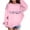 Pink, variant on Aocisk Girls Sweater Hooded Pullover Top Soft Casual Toddler Kids Fashion Outerwear White 10-11 Years