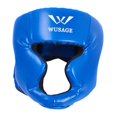 thumbnail image 1 of jinwen Boxing Headgear Protective Gear for Sparring Kickboxing Women Men Blue Large, 1 of 9