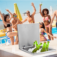 thumbnail image 4 of EDTara Commercial Drop-In Ice Chest, Stainless Steel Bin for Outdoor Ice Bar and Cold Beverage Storage, 4 of 9