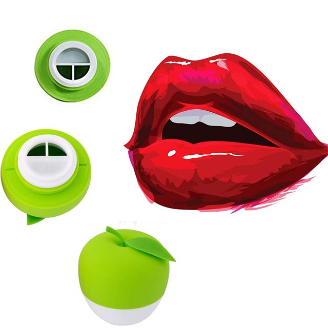 Lip Plumper Device Enhancer - Beauty Lip Plumper Device Quick Lip Enhancer Lip Trainer for Girls (Green)