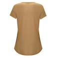thumbnail image 4 of 2025 Femmes Maternité Manches Courtes Maternité Garde-Robe Col Rond Rayé Imprimé Leggings de Maternité Plus Hauts d'Allaitement T-Shirt Petite Pyjamas Pantalons pour Femmes pour, 4 of 4