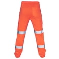 thumbnail image 1 of Qertyioot Pantalon Décontracté de Travail Routier Haute Visibilité pour Hommes, 1 of 4