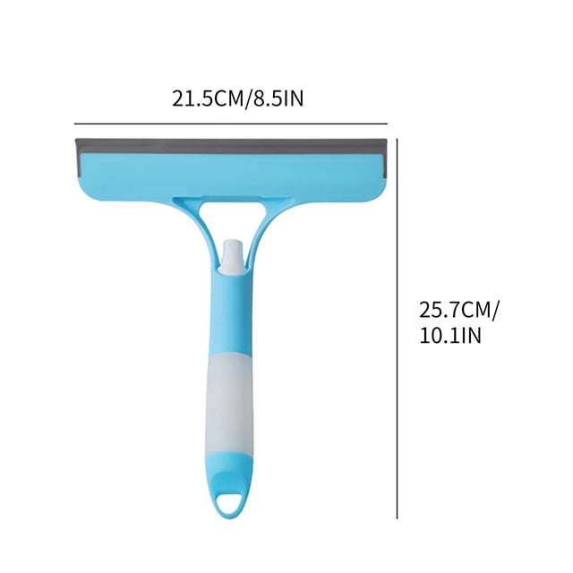 Agiferg 3 In 1 Window Cleaning Tool For Car Indoor Outdoor High Windows, Window Wiper Washing Scraper Smooth Grinding Comfortable Grip For Home Kitchen Hardwood