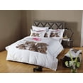 thumbnail image 2 of Dolce Mela DM486T Ensemble de Literie à Imprimé Animal 4 Pcs Housse de Couette et Draps, Très Grand Lit Simple, 2 of 3