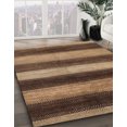 thumbnail image 2 of Ahgly Company Indoor Square Abstract Red Brown Oriental Area Rugs, 6' Square, 2 of 6