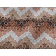 thumbnail image 4 of oneOone Viscose Jersey Brown Fabric Turtle Block Craft Projects Decor Fabric Printed By The Yard 60 Inch Wide, 4 of 5