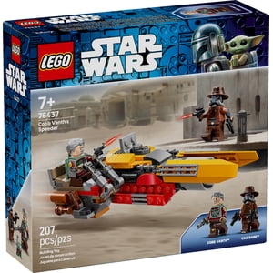 LEGO Star Wars Jouet de construction de Speeder pour garçons Cobb Vanth & Filles - Faites semblant de jouer Space Véhicule pour enfants & Ventilateurs, âges 7+ - Comprend Cobb Vanth & Minifigures Cad Bane - Idée cadeau pour les anniversaires - 75437