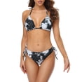 thumbnail image 1 of Charmo Bikini Maillot de Bain pour Femmes Deux Pièces Haut Bouton, 1 of 6