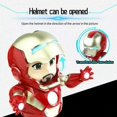 thumbnail image 3 of Dancing Iron Man Robot Toy Electric Singing Iron Man Glows Children's Gift, 3 of 5