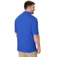 thumbnail image 2 of Hanes Mens FreshIQ X-Temp Pique Polo, XL, Deep Royal, 2 of 6