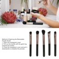 thumbnail image 3 of Multifunctional Makeup Brushes, 20pcs Set For , Eyeshadow, Eyeliner, Lip, Portable Bag Included, 3 of 8
